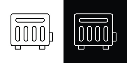 Conditioner heater icon symbol template for graphic and web design collection logo vector illustration