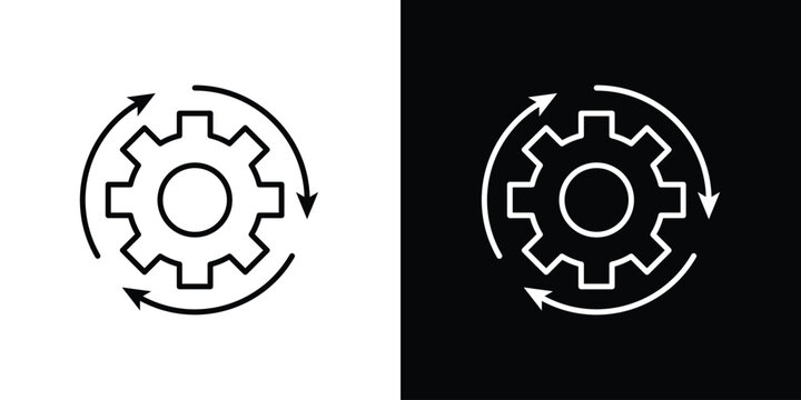 Continuous changes icon symbol template for graphic and web design collection logo vector illustration