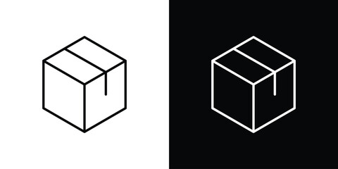 Boxes icon symbol template for graphic and web design collection logo vector illustration