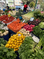 fresh vegetables at the market