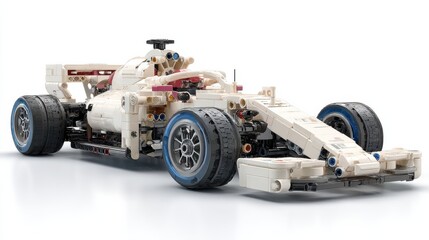 Fototapeta premium Formula 1 car prototype with clean geometry, no decals