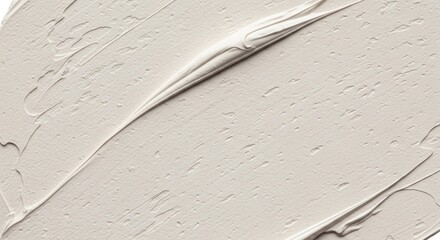Texture of white, smeared, thick paint, angled diagonally