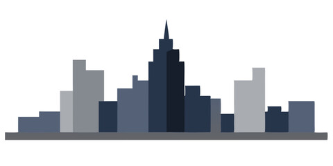 Obraz premium city skyline vector