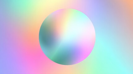 Abstract pastel neon holographic blurred grainy circle gradient on white background texture. Colorful digital grain soft noise effect pattern. Lo-fi multicolor vintage retro design.