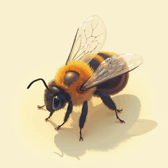 very cool honey bee design