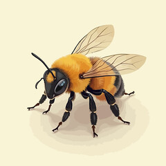 very cool honey bee design