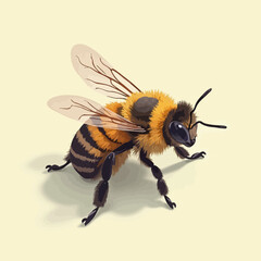very cool honey bee design