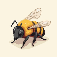 very cool honey bee design