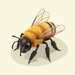 very cool honey bee design
