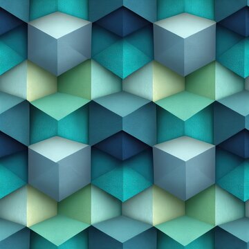 Folded origami forms repeated consistently introducing geometry lessons in paper foldings seamless pattern