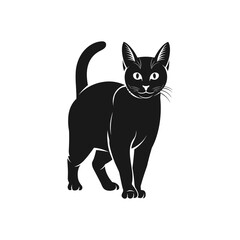 black cat vector image photo for free download.
