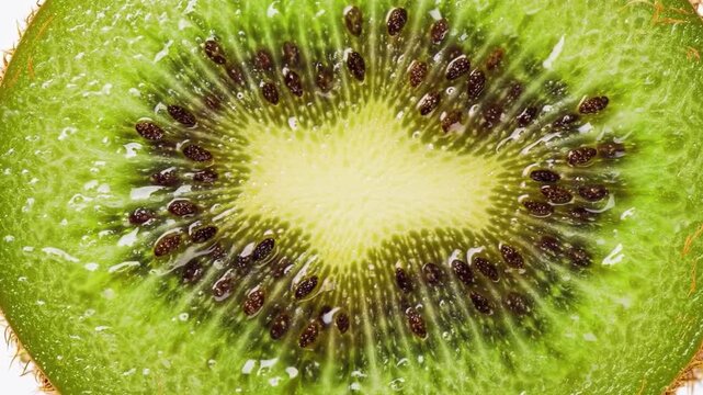 close up of kiwi fruit generate vo 2