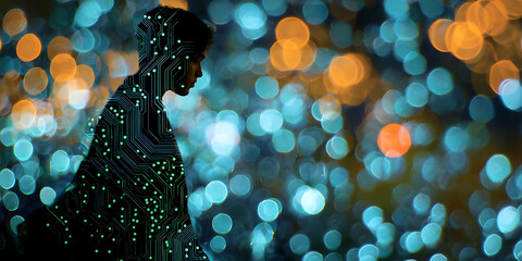 blue abstract background