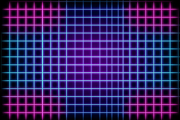 バイオレット&times;ブルーの光彩パターン　抽象アートテクスチャ