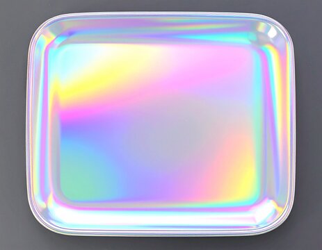  A flat tray