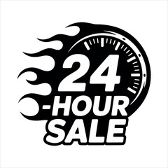 Twenty four hour sale with flames twenty four hours