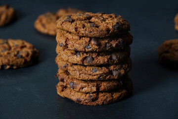 Chocolate Chip Cookies, cookies with chip                               