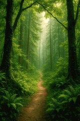 Fototapeta premium morning in the forest