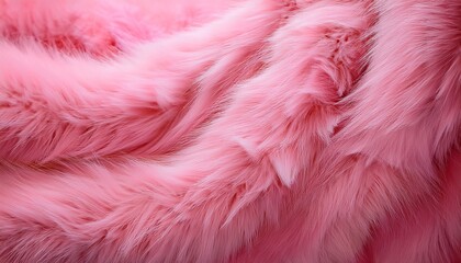 panoramic soft pink fur texture fluffy fashion background
