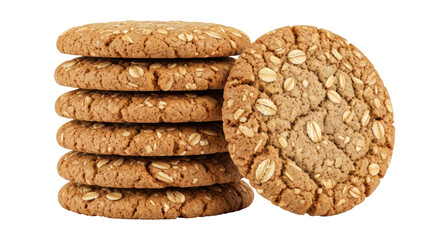 Isolated Oatmeal Cookies