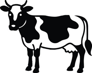 Cow Silhouette Vector