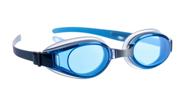 swimming goggles isolated on white