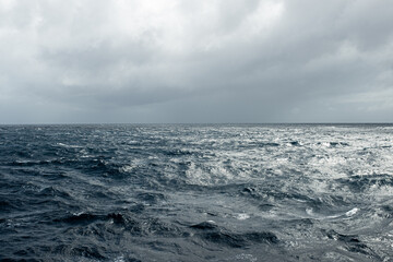 stormy sea and sky
