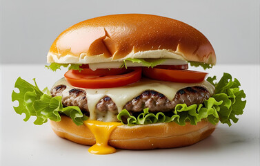 hamburger with cheese