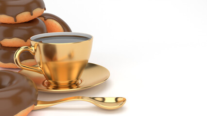 Golden Coffee and Donuts