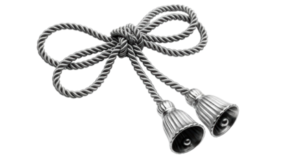 Isolated Decorative Tassel on White Background