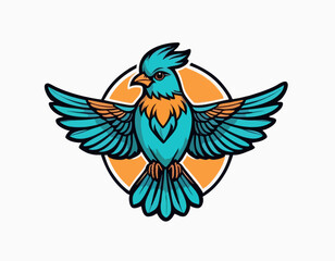 Obraz premium Illustration of Bird