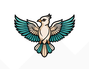 Obraz premium Illustration of Bird