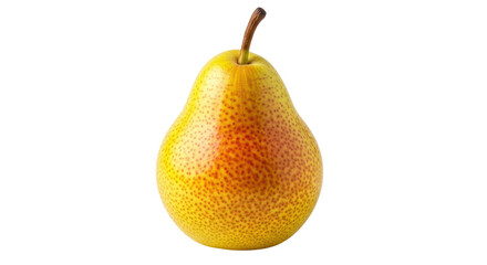 Isolated Yellow Pear with Spots