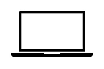 laptop computer isolated on white