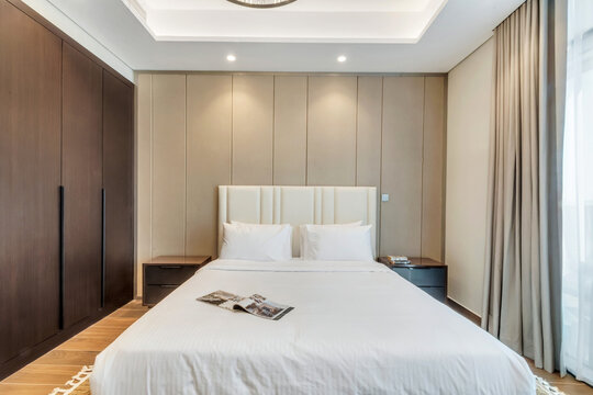Inviting vacation rental apartment with fully furnished, contemporary interiors. Vacation rental collection or series.