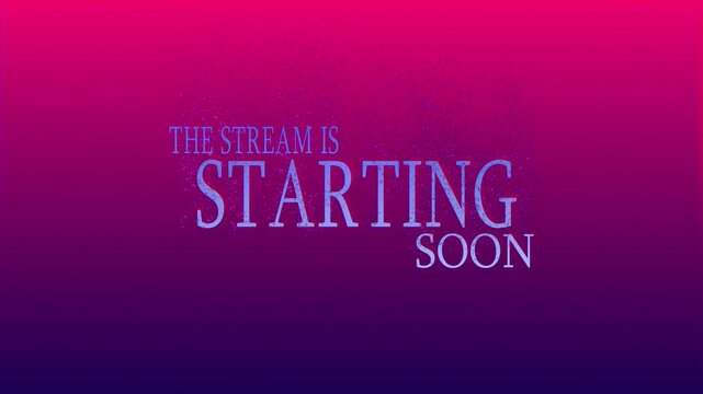 Gaming Stream Starting Soon Overlay.

