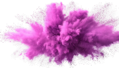 Pink powder explosion, abstract design