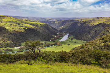 landscape of dhofar region of oman