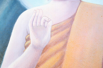 Thailand temple wall