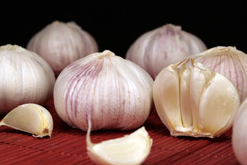 Garlic - very healthy product with many beneficial properties for health