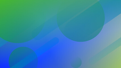 abstract gradient background with circle and lines