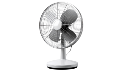 electric fan isolated on white