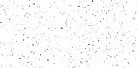 Abstract mosaic pattern in grayscale featuring scattered geometric fragments with a modern and textured appearance on a white background