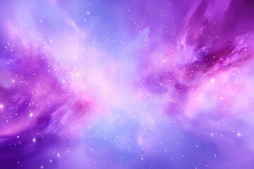 Fototapeta premium A cosmic nebula with sparkling stars