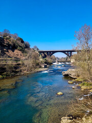 bridge over the river