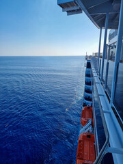 cruise ship in the sea