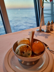 breakfast with coffee