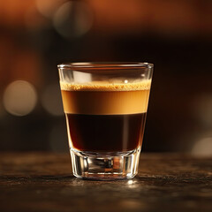 Moody Espresso – Coffee Shot in Glass with Rich Crema