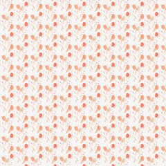 Soft Peach Floral Pattern Background