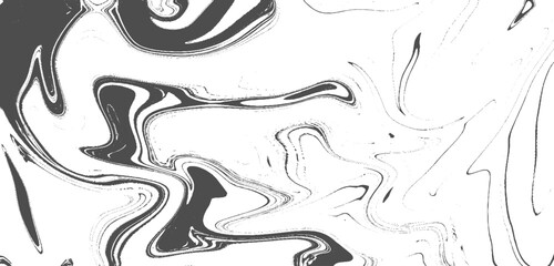 Monochrome marble vector texture. Abstract liquid wavy background. Black and white liquid texture.